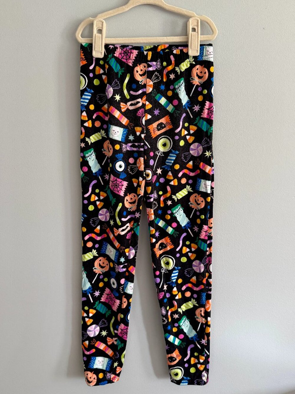 Little Sleepies Retired Halloween Candy Bamboo Leggings Size 8